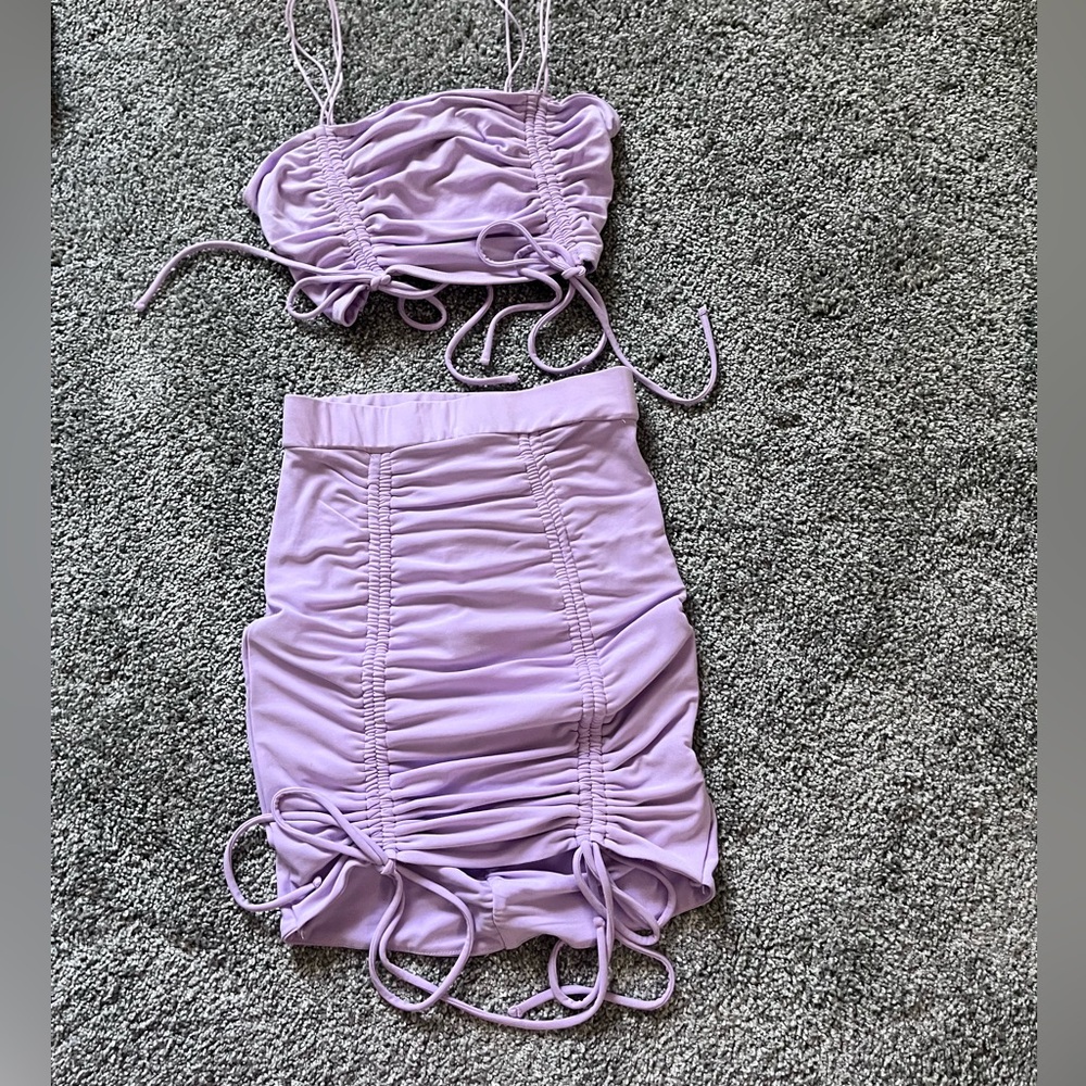 Iris two piece lavender skirt set. Size small. Worn once